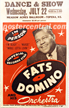fats Domino poster